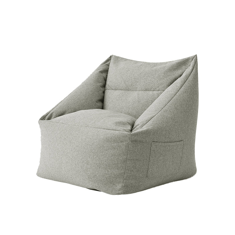 Linen Barrel Accent Chair 25.98" L x 25.98" W x 27.55" H Washable Chair with Storage