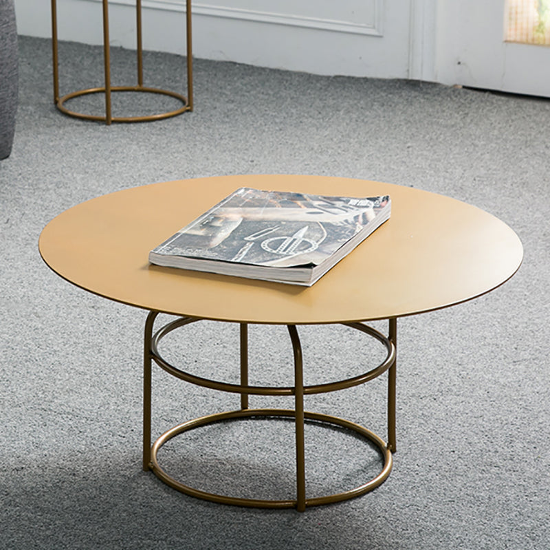 Frame 1 Coffee Table Contemporary Metal Round Cocktail Table