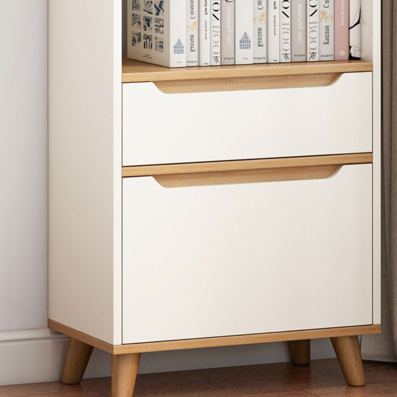 Standard Bookcase Scandinavian Shelf Bookcase for Home Office