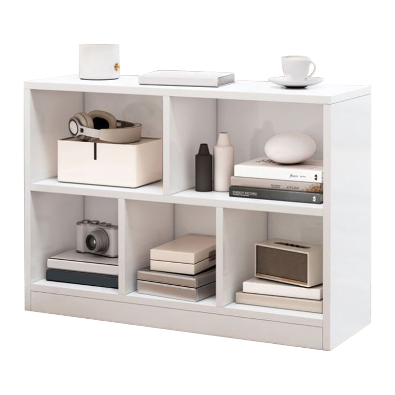 Closed Back Bookshelf Engineered Wood Bookcase for Study Room