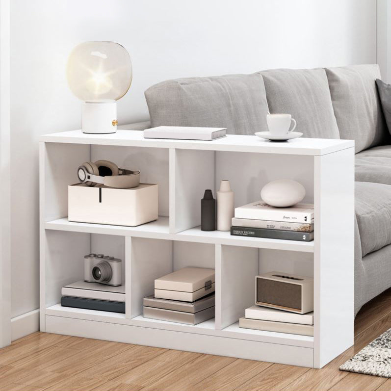 Closed Back Bookshelf Engineered Wood Bookcase for Study Room