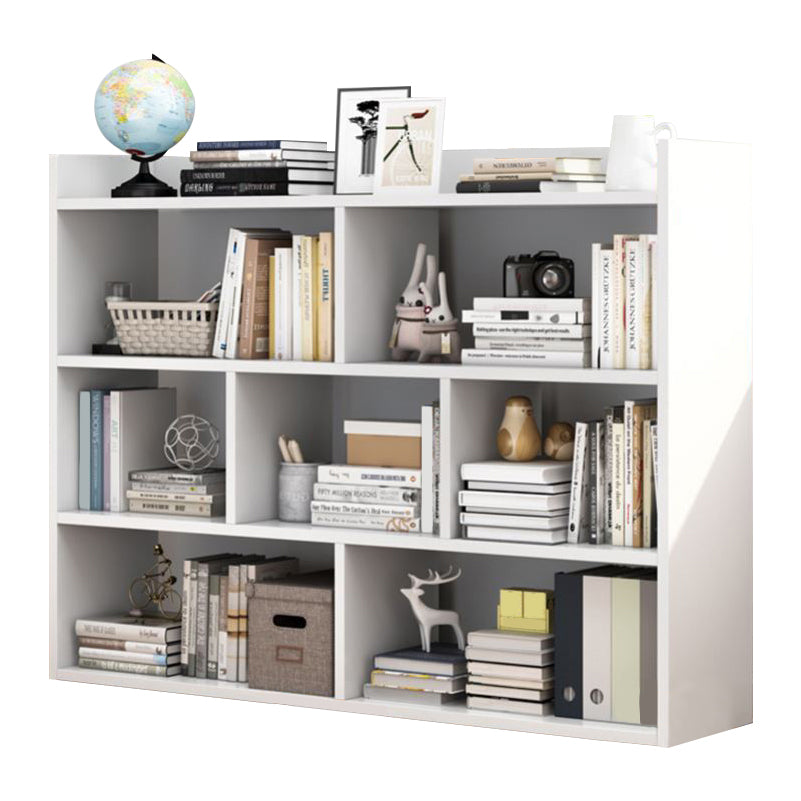 Closed Back Bookshelf Engineered Wood Bookcase for Study Room