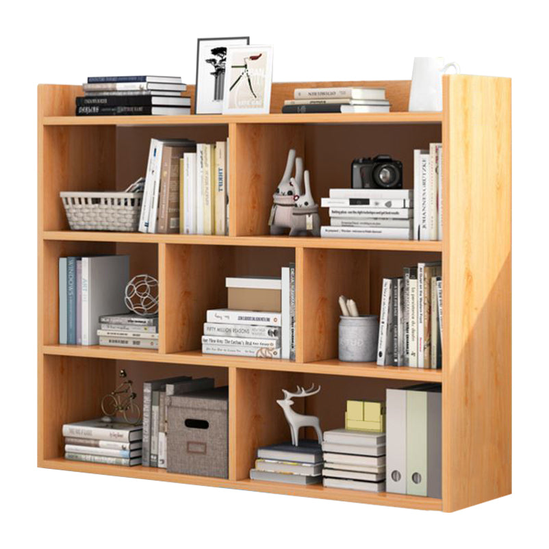 Closed Back Bookshelf Engineered Wood Bookcase for Study Room