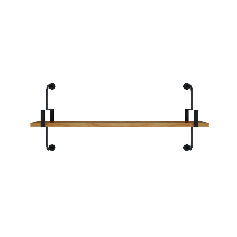 7.87"W Bookshelf Wall Mounted Industrial Style Bookcase for Home Study Room