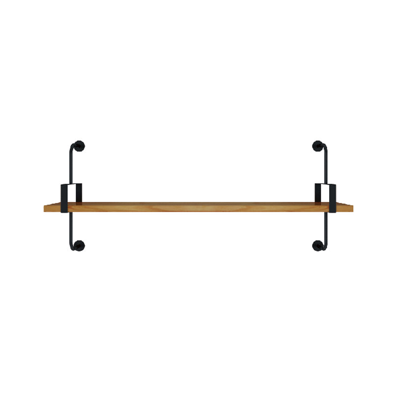 7.87"W Bookshelf Wall Mounted Industrial Style Bookcase for Home Study Room