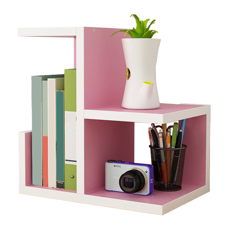 Scandinavian Style Bookshelf Open Back Wood Bookcase for Office