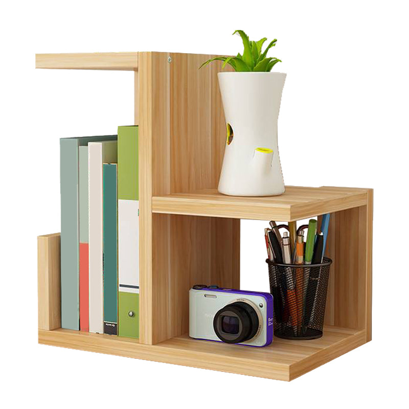 Scandinavian Style Bookshelf Open Back Wood Bookcase for Office