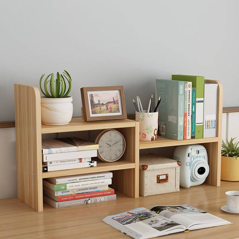Scandinavian Style Bookshelf Open Back Wood Bookcase for Office