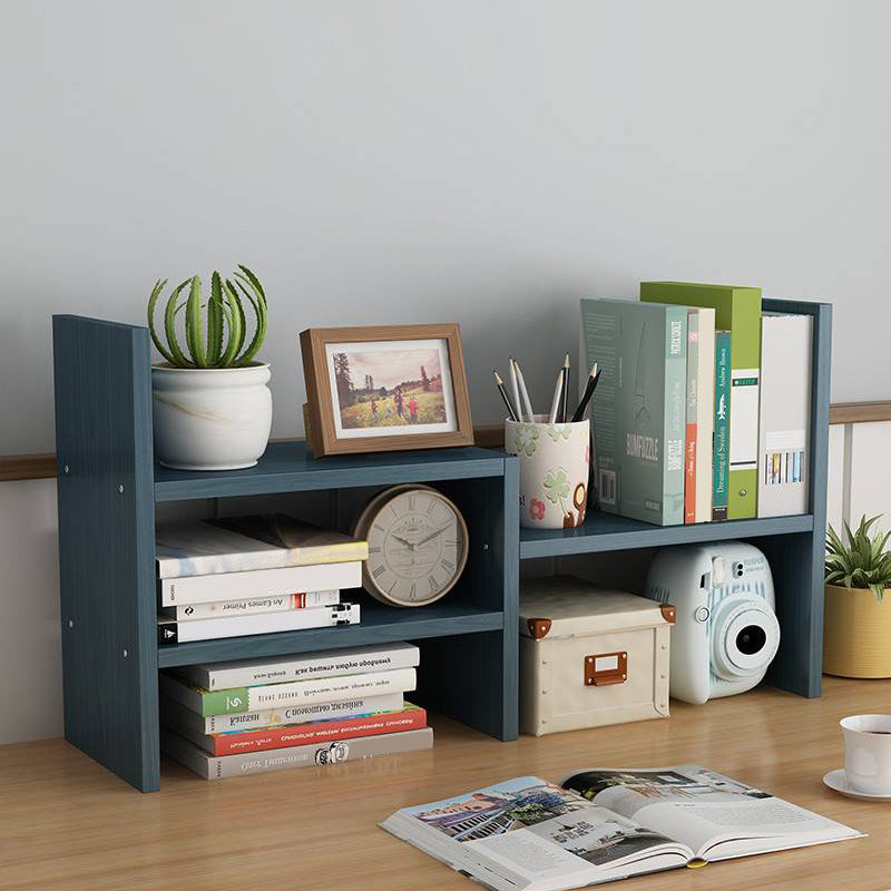Scandinavian Style Bookshelf Open Back Wood Bookcase for Office