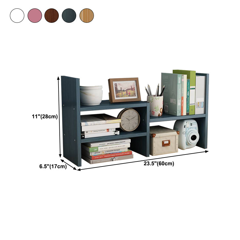 Scandinavian Style Bookshelf Open Back Wood Bookcase for Office