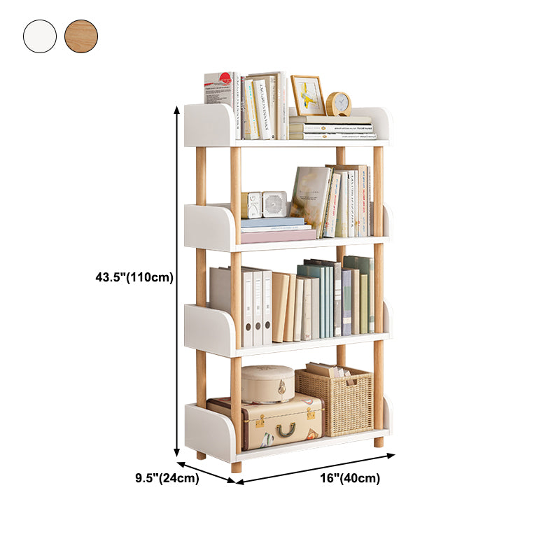 Scandinavian Bookshelf Engineered Wood Shelf Bookcase for Office