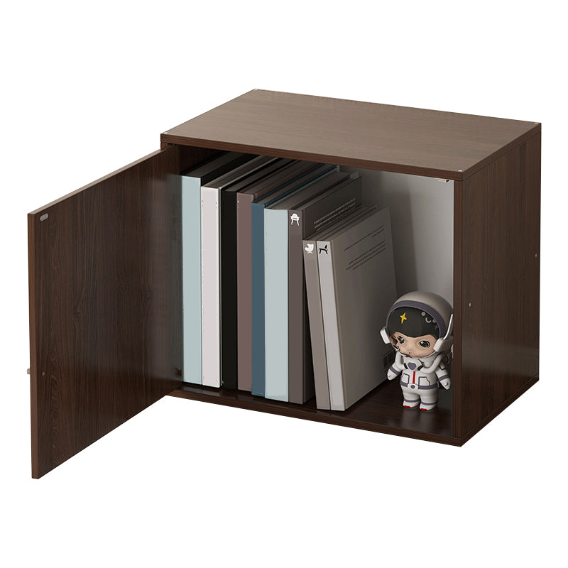 Wood Bookcase Scandinavian Bookshelf, 13.78" L x 9.45" W x 13.78" H