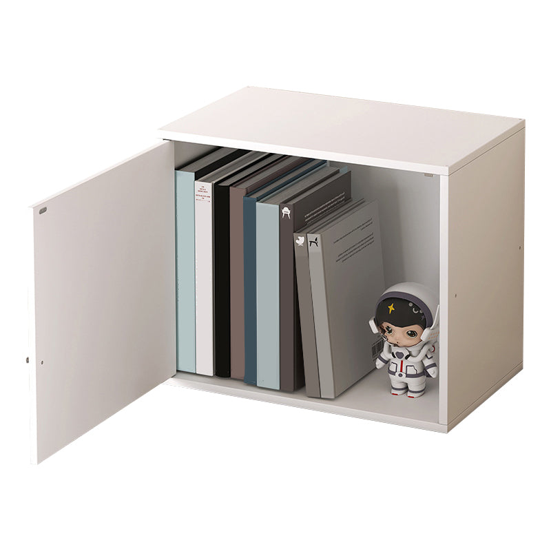 Wood Bookcase Scandinavian Bookshelf, 13.78" L x 9.45" W x 13.78" H