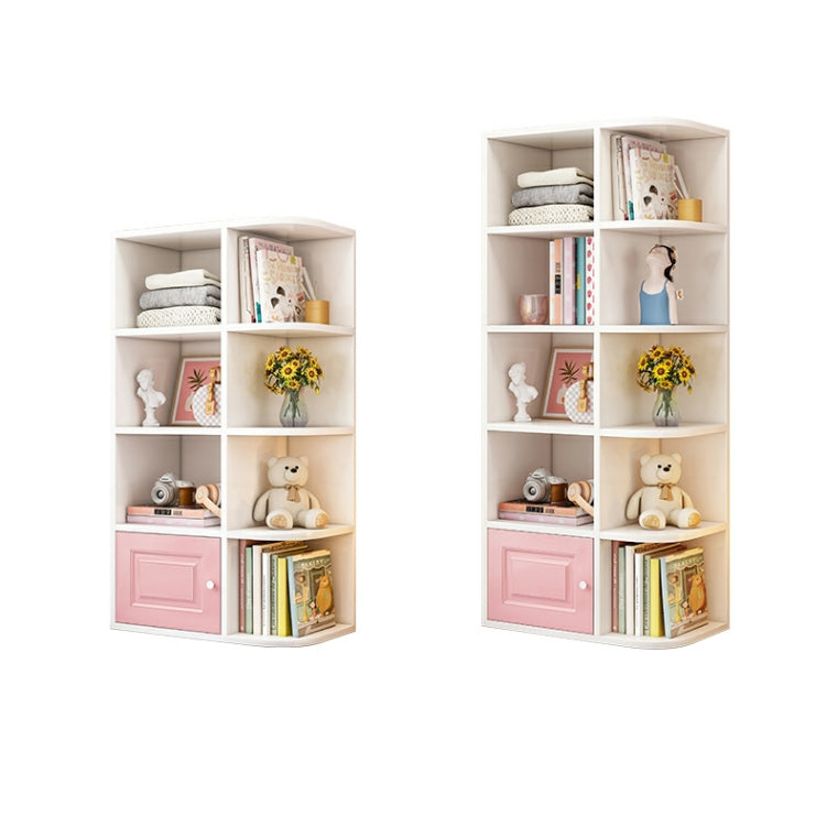 Modern Style Bookshelf Wood Closed Back Bookcase for Home Office