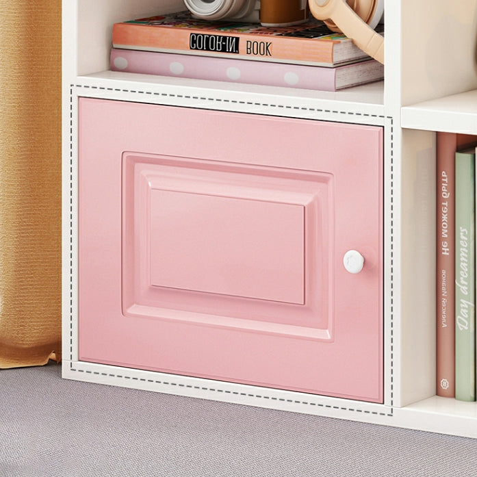 Modern Style Bookshelf Wood Closed Back Bookcase for Home Office