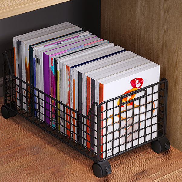 Metal Book Shelf Horizontal Shelf Bookcase, 11.61" W x 9.45" H