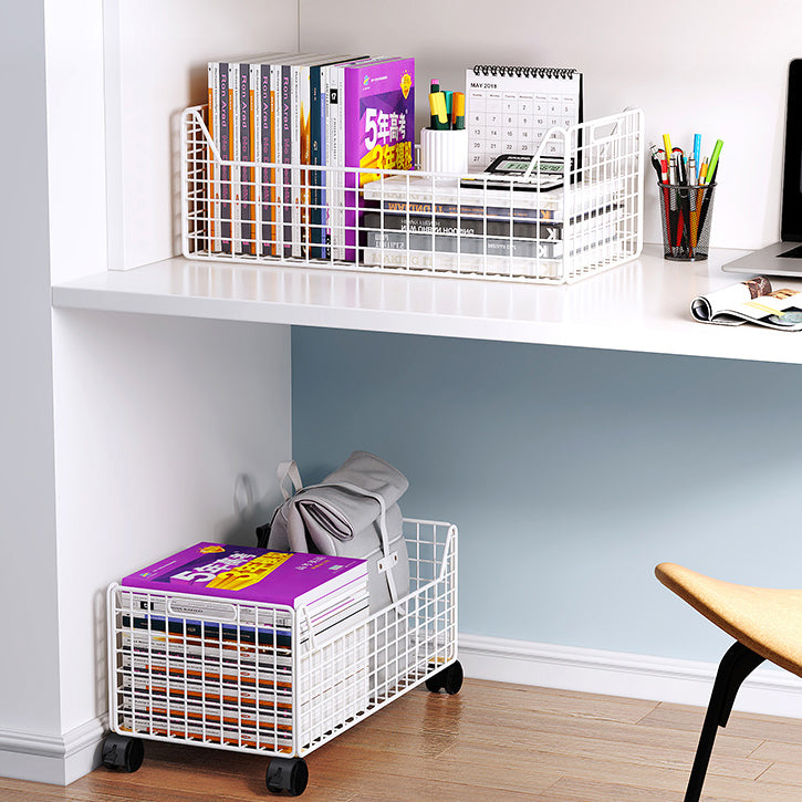 Metal Book Shelf Horizontal Shelf Bookcase, 11.61" W x 9.45" H