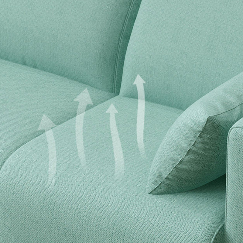 Scandinavian Removable Cushions Square Arm Sofa/Sectional for Living Room