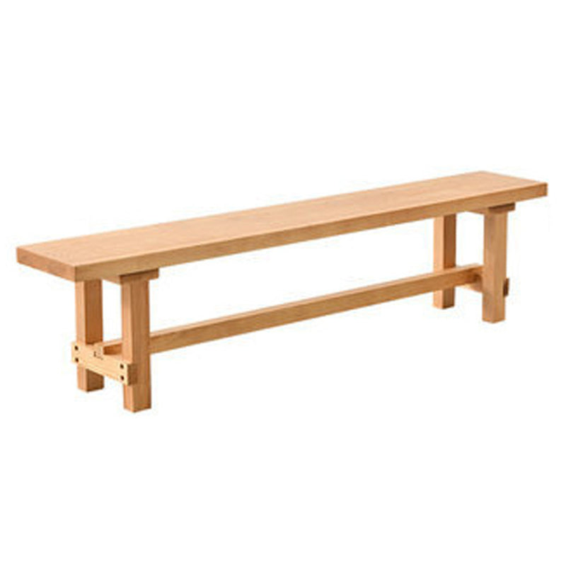 Modern Rectangular Table and Bench Set 1/2/3/5/9 Pieces Solid Wood Dining Sets