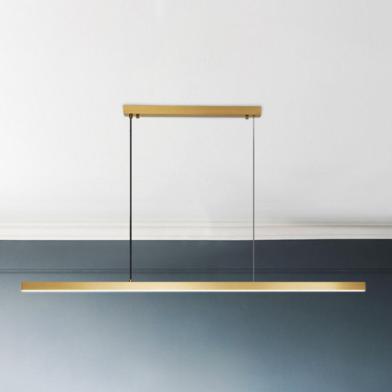 Island Pendant Light Simple Metal Dining Room LED Ceiling Pendant Light