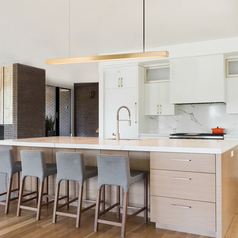 Island Pendant Light Simple Metal Dining Room LED Ceiling Pendant Light