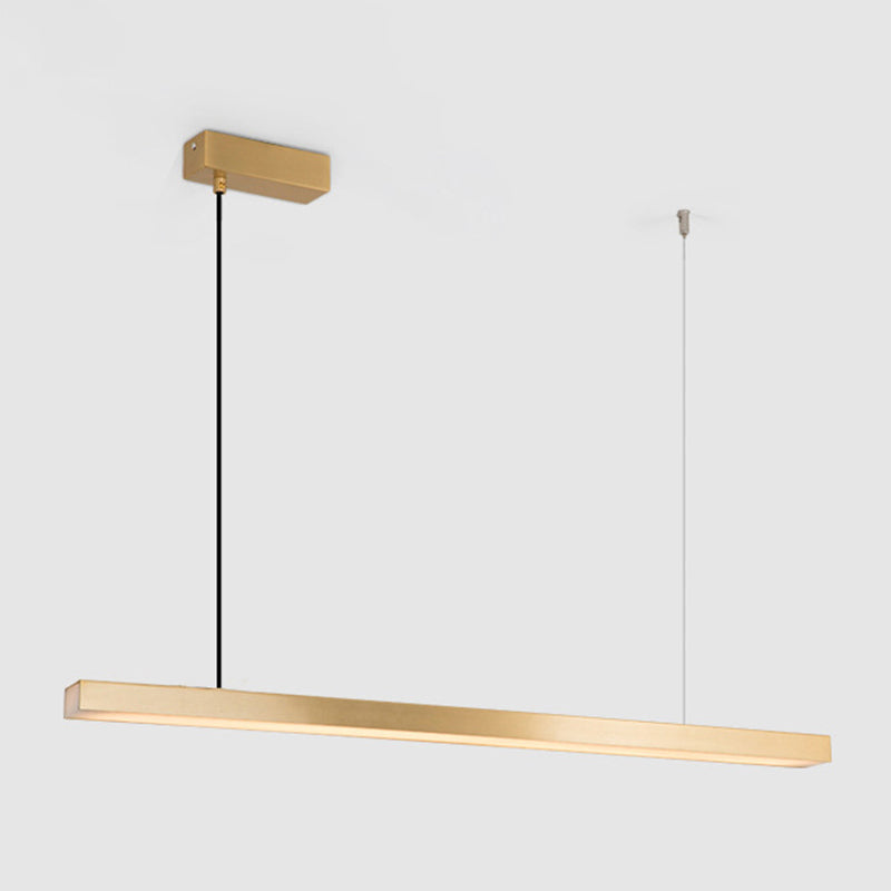 Island Pendant Light Simple Metal Dining Room LED Ceiling Pendant Light