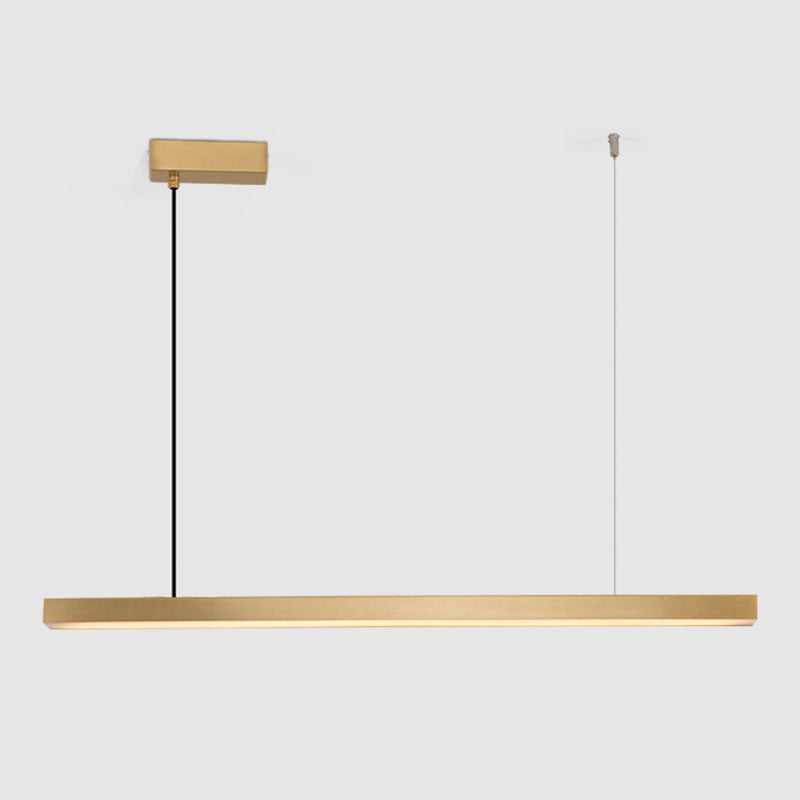 Island Pendant Light Simple Metal Dining Room LED Ceiling Pendant Light