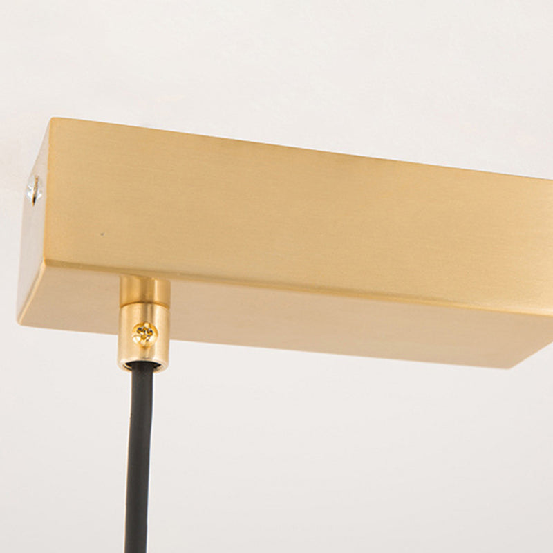 Island Pendant Light Simple Metal Dining Room LED Ceiling Pendant Light