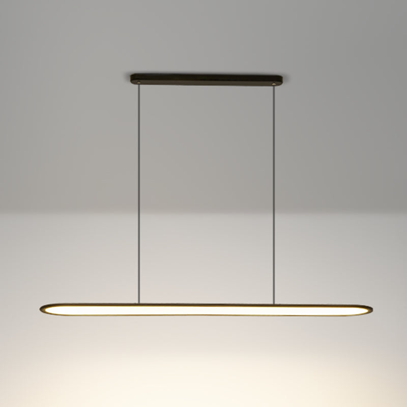 Contemporary Hanging Lamp 1-Light Island Light Fixture for Living Room