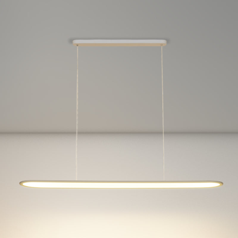 Contemporary Hanging Lamp 1-Light Island Light Fixture for Living Room