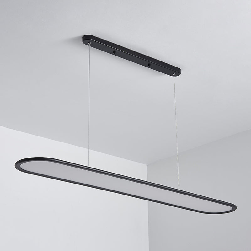 Contemporary Hanging Lamp 1-Light Island Light Fixture for Living Room