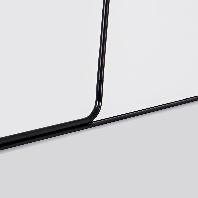 Simple Style Hanging Lamp 1-Light Linear Island Light Fixture for Kitchen