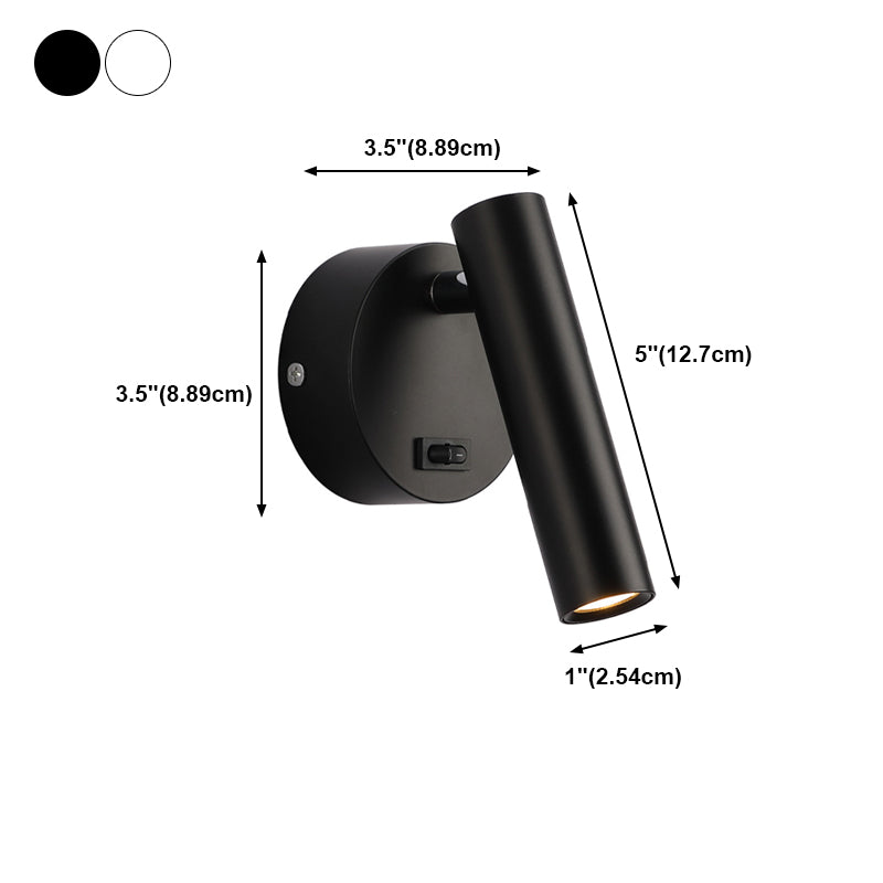 Reading Wall Lamp Nordic Style Metal Wall Mount Lighting in Metal Shade