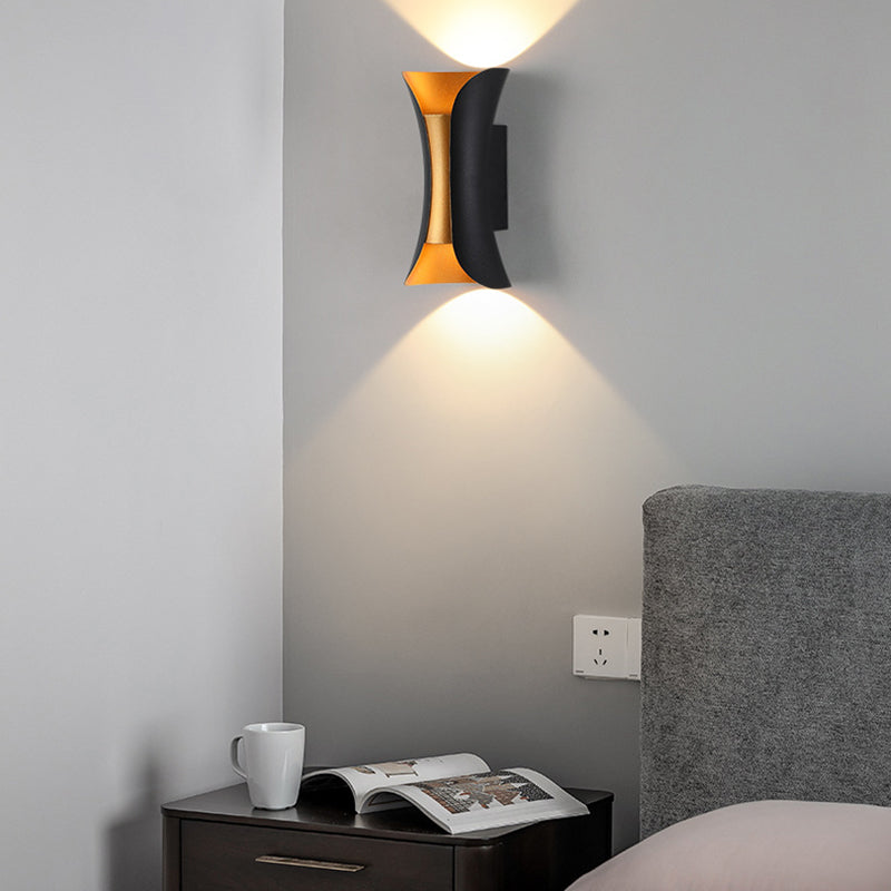 Modern Wall Washer Lighting Minimalist Metallic LED Wall Sconce for Sitting Room