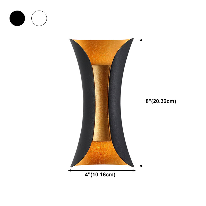 Modern Wall Washer Lighting Minimalist Metallic LED Wall Sconce for Sitting Room