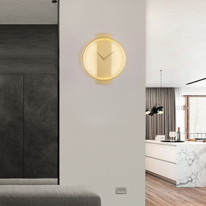 1-Light Geometric Wall Lighting Ideas Modern Style Metal LED Wall Lamp