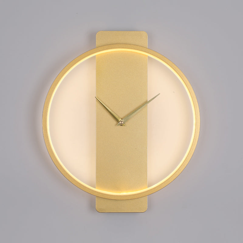1-Light Geometric Wall Lighting Ideas Modern Style Metal LED Wall Lamp
