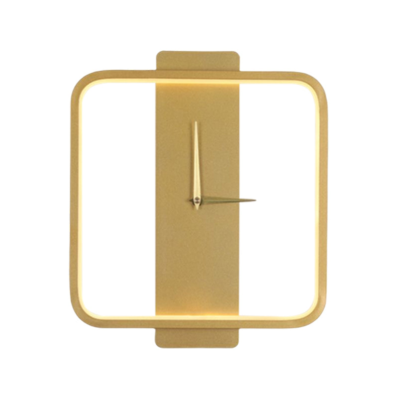 1-Light Geometric Wall Lighting Ideas Modern Style Metal LED Wall Lamp