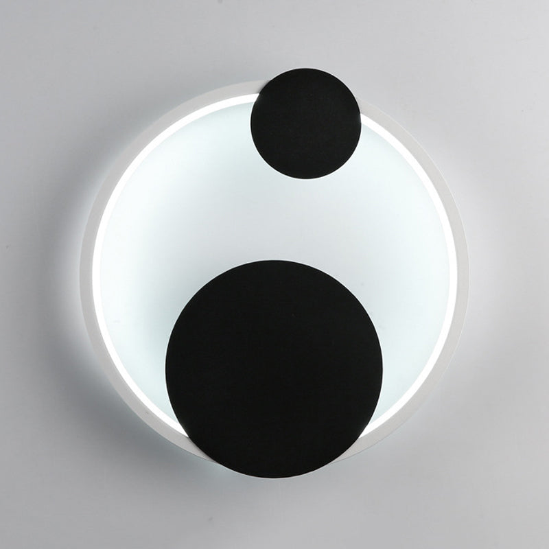 Metal Geometric Shape Wall Light Modern 1 Light Wall Mount Fixtures