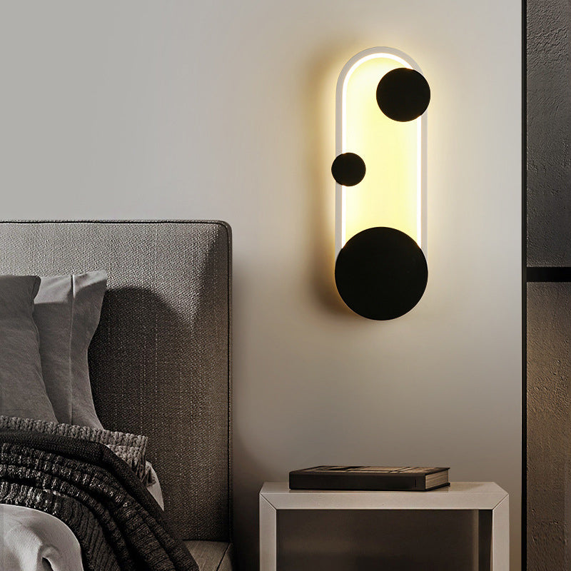 Metal Geometric Shape Wall Light Modern 1 Light Wall Mount Fixtures