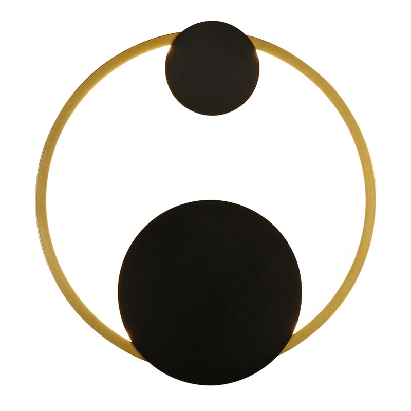 Metal Geometric Shape Wall Light Modern 1 Light Wall Mount Fixtures