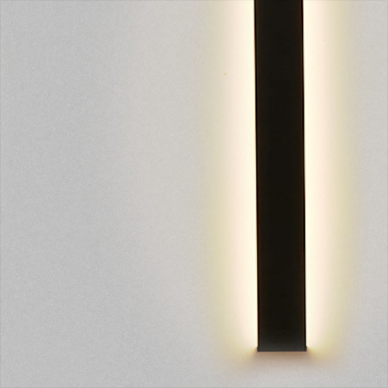 Linear Shape Metal Wall Light Modern Style 1-Light Wall Mount Fixtures