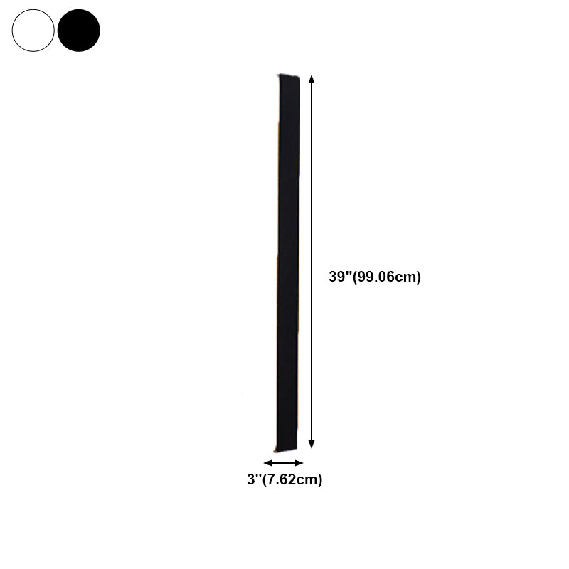Linear Shape Metal Wall Light Modern Style 1-Light Wall Mount Fixtures