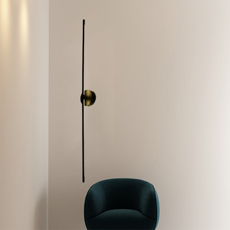 Metal Linear Shape Wall Light Modern 2 Lights Wall Mount Fixture