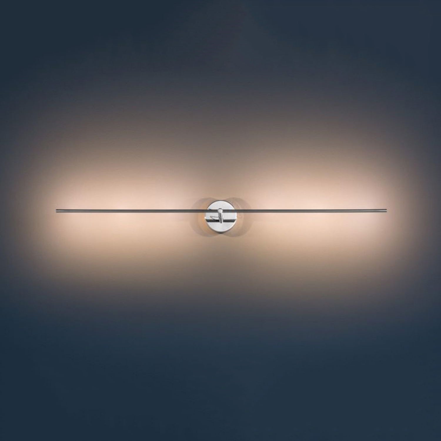 Metal Linear Shape Wall Light Modern 2 Lights Wall Mount Fixture