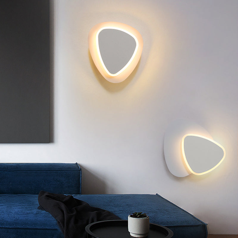 Modern Style Geometry Shape Wall Sconce Metal Light Sconces for Bedroom