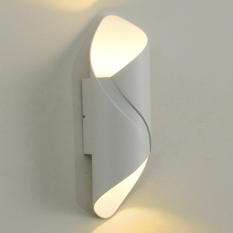 Modern Style Unique Shape Wall Sconce Metal 2 Light Sconces for Corridor
