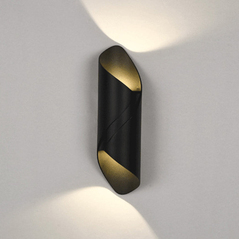 Modern Style Unique Shape Wall Sconce Metal 2 Light Sconces for Corridor