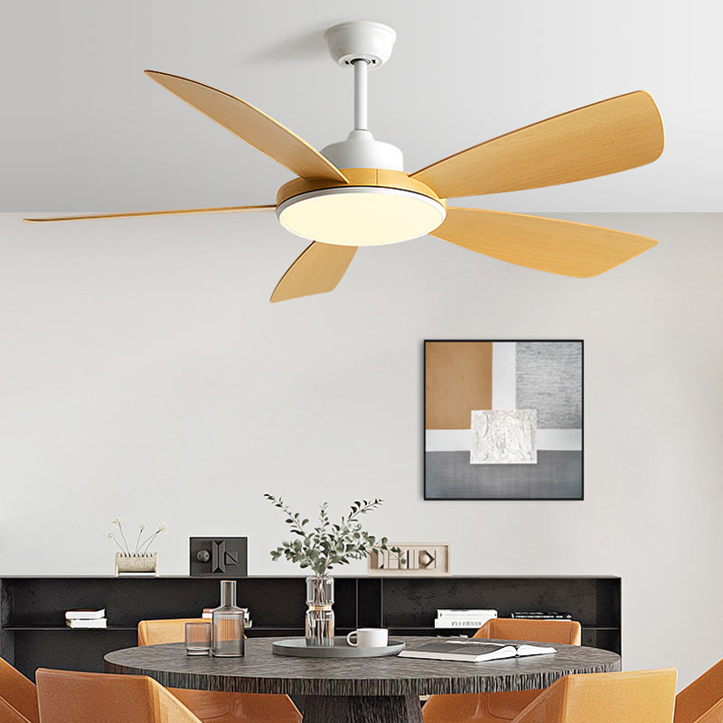 Unique Shape Ceiling Fan Light Kids Style Metal 1 Light Ceiling Fan Light Fixture