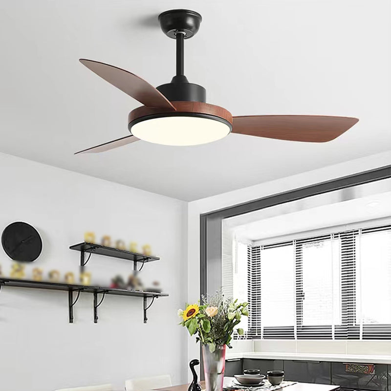 Unique Shape Ceiling Fan Light Kids Style Metal 1 Light Ceiling Fan Light Fixture